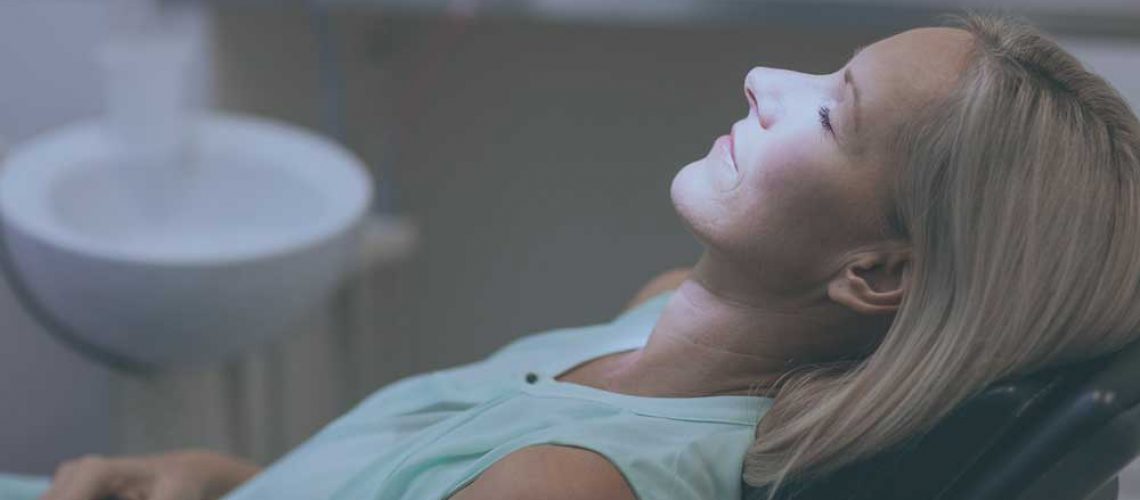 a dental patient under sedation